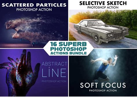 16 Superb Photoshop Actions Bundle – Photoboto