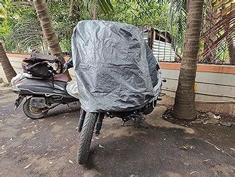 SHALIMAR Cross Laminated Universal Bike Cover (Blue) : Amazon.in: Car ...
