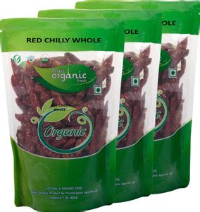Pearl Organic Fresh Red Chilli Whole Price in India - Buy Pearl Organic ...
