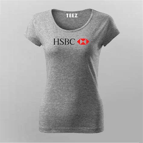 HSBC Logo T-Shirt For Women – TEEZ.in