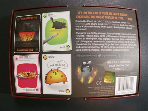 Exploding Kittens Original Edition Review - Optimal Board Games