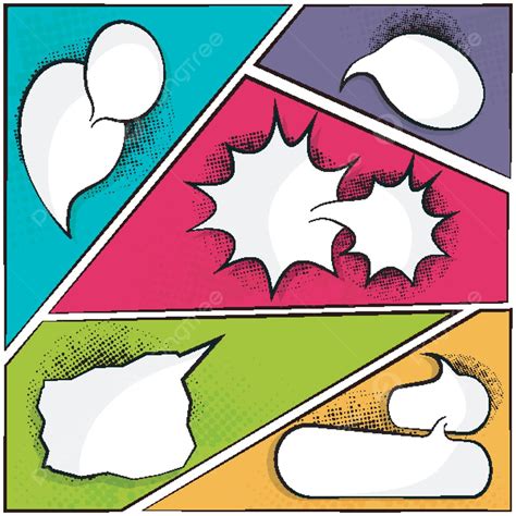 Comic Speech Bubbles Think Balloon Speech Balloon Vector, Think ...