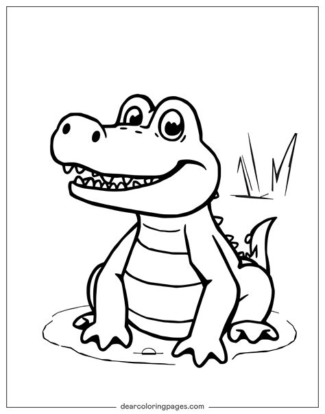 Crocodile Coloring Pages - 15 Free Printable Coloring Pages