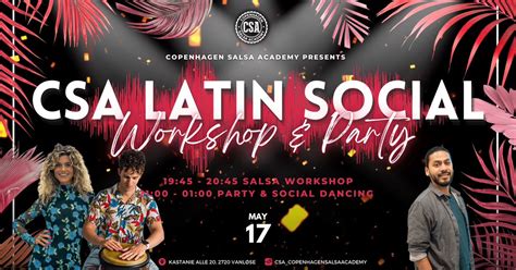CSA Latin Social: Crazy Combos Workshop & Party , Copenhagen Salsa ...