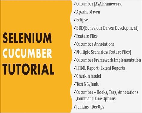 Cucumber Testing Tutorial 的图像结果