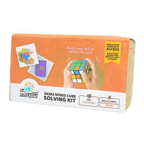 3x3x3 Cube Solving Kit - Includes Cube, Formula Sheets, and Online Vid ...