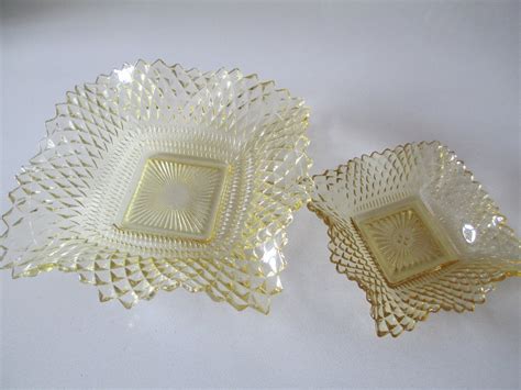 Yellow Depression Glass Pattern Identification at Catherine Trowbridge blog