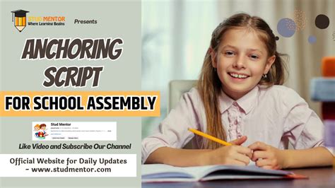 Image result for Anchoring Script for Morning Assembly