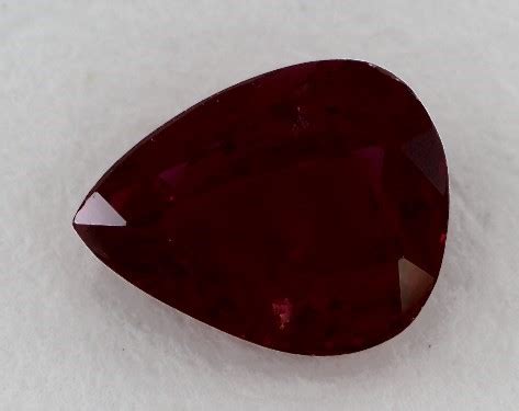 1.25 Carat Pear Ruby