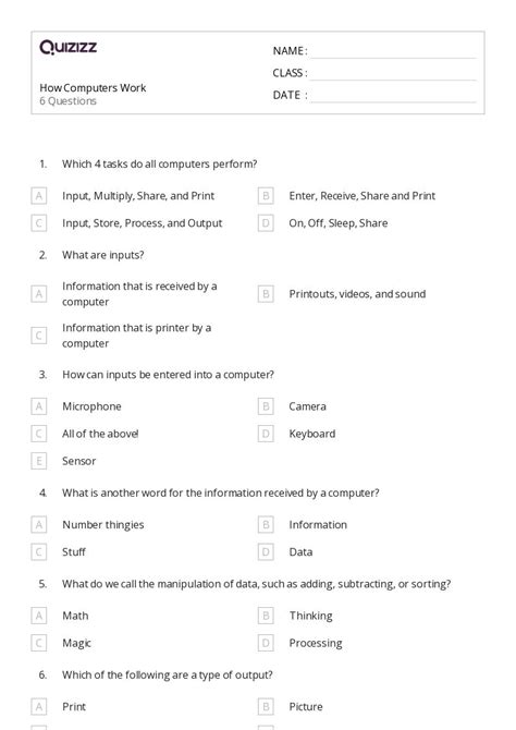 50+ Sorting Data worksheets for 2nd Class on Quizizz | Free & Printable