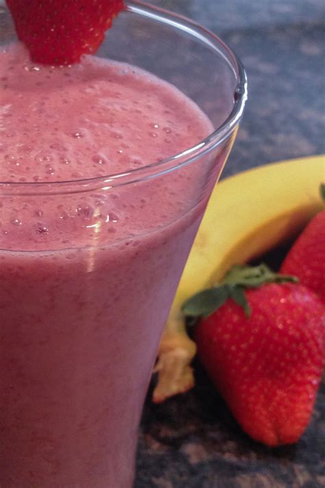 Strawberry Banana Protein Shake Recipe - The Protein Chef