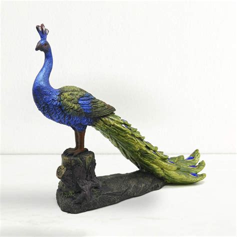 Kanak Creation Peacock Figurine(Resin, Standard, Assorted) : Amazon.in ...