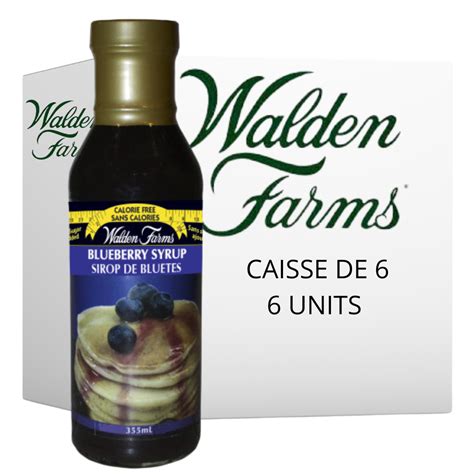 Walden Farms - Blueberry Syrup 355ml CASE OF 6 - Keys Nutrition