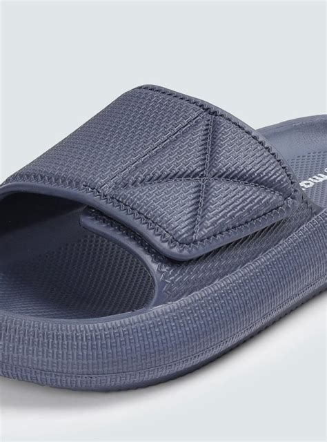 Buy Men Textured Open-Toe Sliders Online at just Rs. 499.0 ...