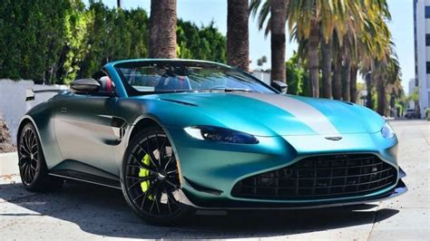 Satin AMR Green Aston Martin Vantage F1 Edition Roadster For Sale