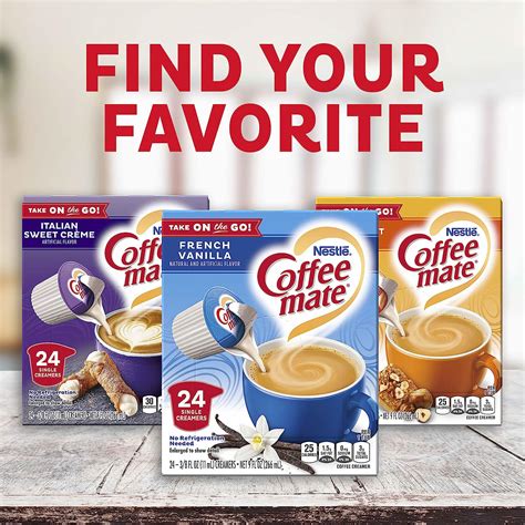 Buy Nestle Coffee mate Hazelnut Liquid Coffee Creamer Singles Online at ...