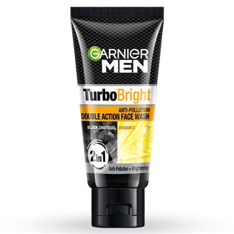 Buy Garnier Men Turbo Bright Double Action Facewash 50 gm | 19 Minutes ...