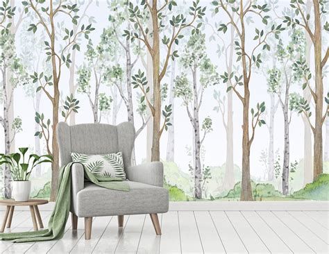 Watercolor Painting Tree Wallpaper – Myindianthings
