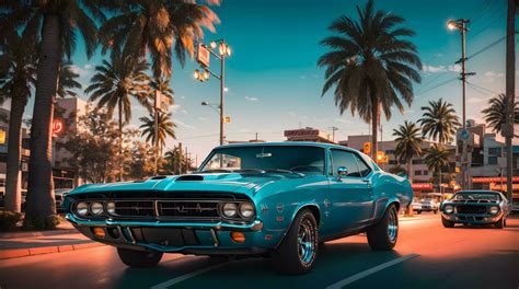 The world of classic muscle cars with this captivating 4K wallpaper ...