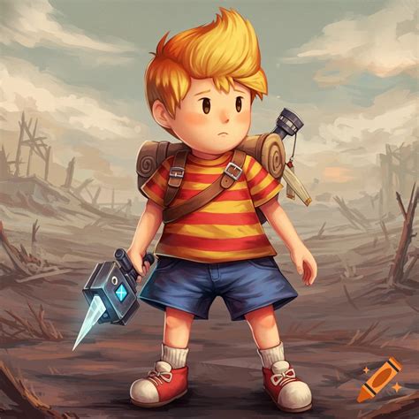 Lucas from Mother 3 on Craiyon