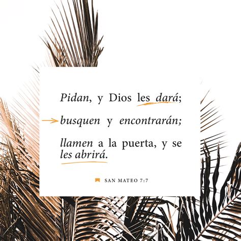 Mateo 7:6-8 »No den a los perros las cosas que pertenecen a Dios, ni ...