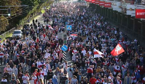 Belarus: March of 100,000 marks week 7 of protests- The Week