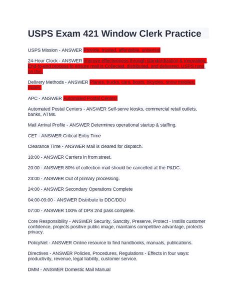 Image result for USPS Window Clerk Practice Test