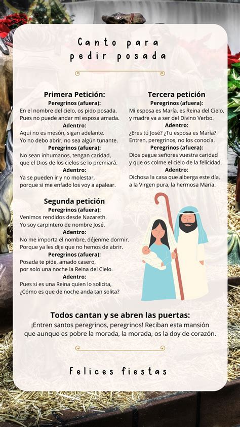 Canto completo para pedir posada navideña – Artofit