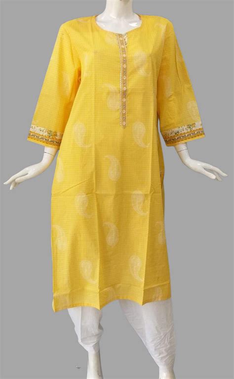 Premium Cotton Kurtis | Laces and Frills