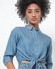 Buy Blue Shirts for Women by KRAUS Online | Ajio.com
