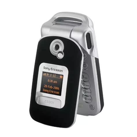 (Pre-Owned, Good) Sony Ericsson Z530i Flip Phone With Dual Screen (Sil ...