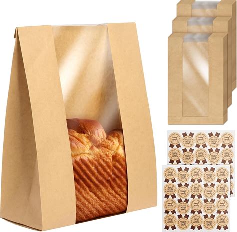 Amazon.com: Large Paper Bread Bags for Homemade Bread Sourdough Bread ...