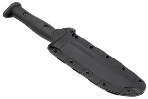 KA-BAR Slabby 1310, Black 1095 Cro-Van Clip Point, Black GFN fixed ...