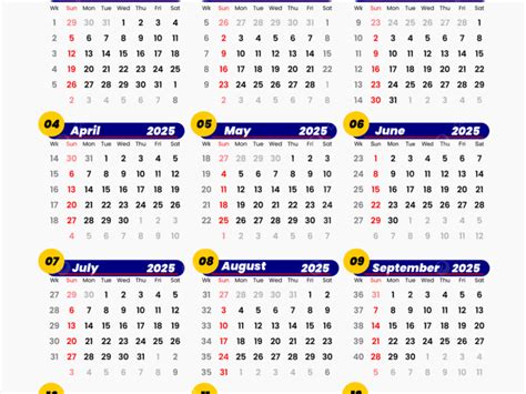 Ey Holidays Calendar 2025