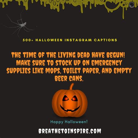 500+ Halloween Instagram Captions That Make Your Posts Spooktacular (IG ...