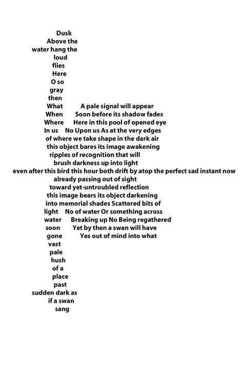 Birds of a Writer: Poetry- Shape Poems