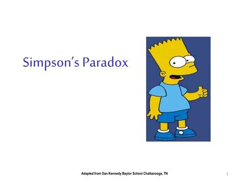 Image result for Simpsons Paradox Example