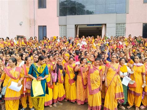 After farmers and government employees rumbled at Anganwadi Beheno ...