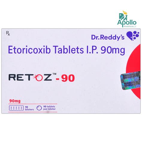 Retoz-90 Tablet 10's Price, Uses, Side Effects, Composition - Apollo ...