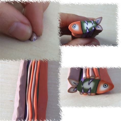 Polymer Clay Fish Cane Tutorial 的图像结果