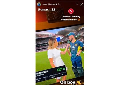 "Oh boy" - Suryakumar Yadav reacts to Glenn Maxwell's whirlwind 120 ...