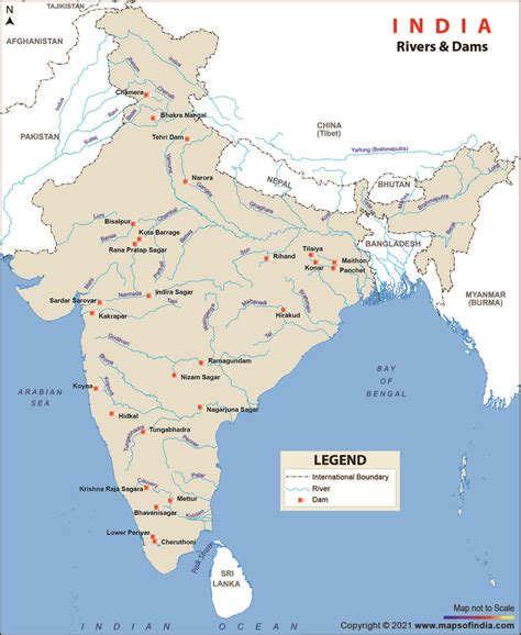 Map Of India Rivers