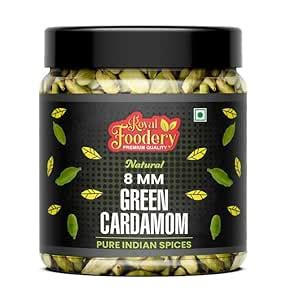 Royal Foodery Premium 8 mm Bold Green Cardamom | Green Cardamom Big ...