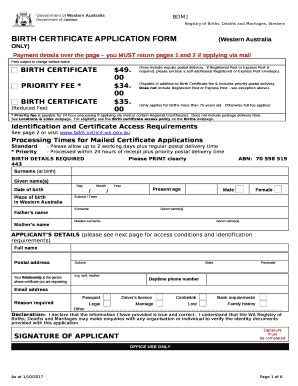 22+ Free Editable Birth Certificate Templates in MS Word [DOC] | pdfFiller