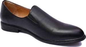 HAP DAN Synthetic Leather Slip On Formal Shoes Shoes For Men (Black ...