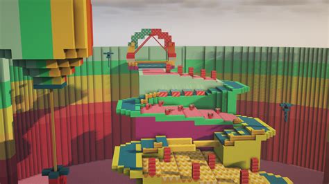 Image result for Fall Guys Minecraft Map