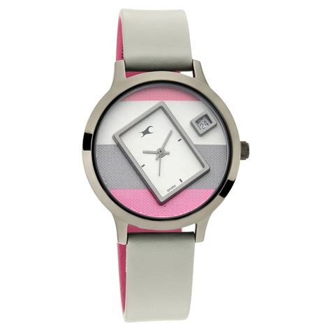 Buy Online Fastrack Fit Outs Quartz Analog with Date Multicoloured Dial ...