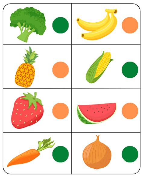 Worksheet Solutions: Fruits and Vegetables - EVS for LKG PDF Download