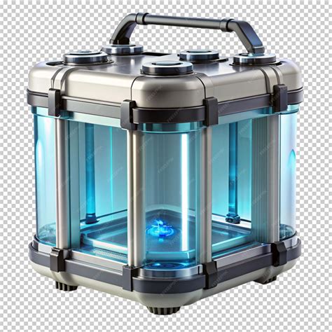 Sci fi water clean container on transparent background | Premium AI ...