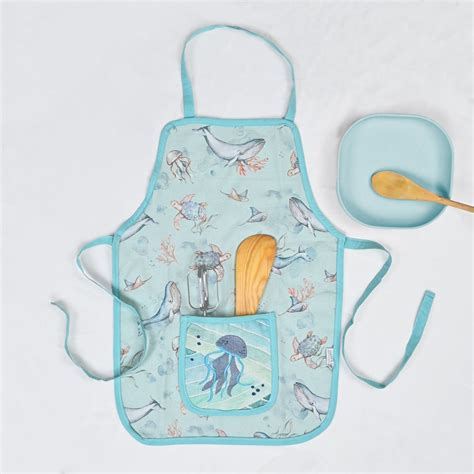 Maritime Magic - Apron Duo Set (Apron & Cap) – Popup Kids